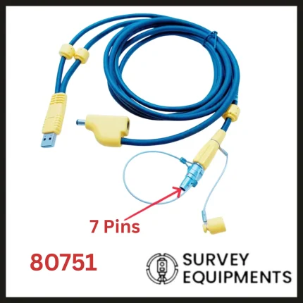 gps rtk r10 cable 80751 data cable with usb, 7-pin and dc connectors for trimble gnss receiver