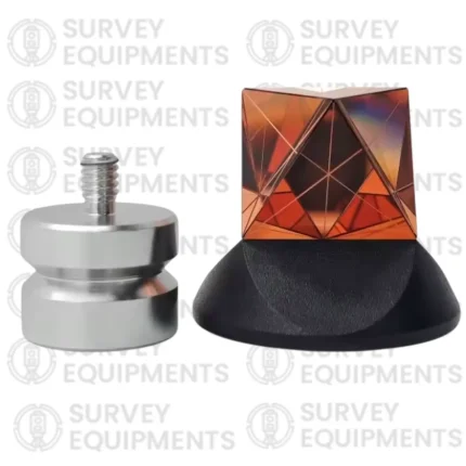 Mini Prism 540° Reflective Survey Accessory Compatible with Swiss-Type Total Stations