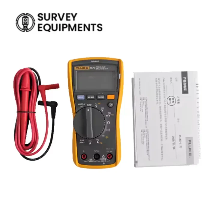 fluke-117c-digital-multimeter-true-rms-ac-dc-voltage-tester Fluke 117C Digital Multimeter True RMS AC DC voltage tester for electricians with VoltAlert feature