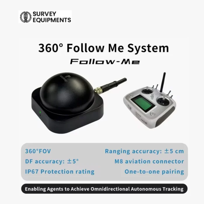 follow-me-360-uwb-indoor-positioning-angle-module-fm-a1-nooploop Follow-Me 360° Omnidirectional Following System FM-A1 UWB indoor positioning and autonomous robot tracking module by NOOPLOOP