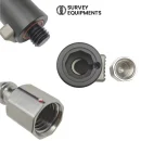 Corrosion-resistant GNSS quick release adapter for GPS receivers and surveying instruments