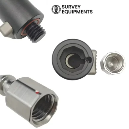 Corrosion-resistant GNSS quick release adapter for GPS receivers and surveying instruments