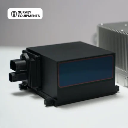 Livox HAP LiDAR sensor angled view with dual connectors for ADAS integration