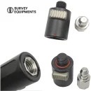RTK GPS quick release adapter with 5/8x11 thread for Trimble, Topcon, and CHC survey prism poles
