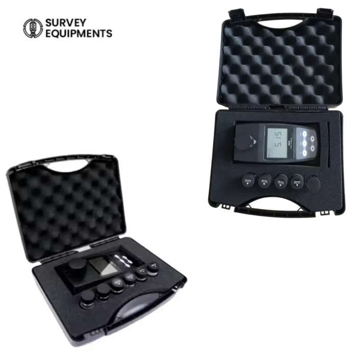 TB100 digital turbidity meter with carrying case for portable water turbidity testing and analysis