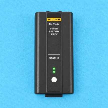 Fluke BP500 7.4V 3000mAh smart battery pack front view showing brand and model label