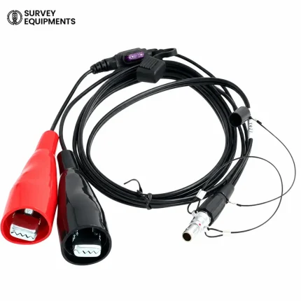 Trimble 46125-20 power cable with battery clips