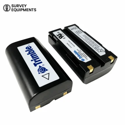 Trimble 54344 rechargeable Li-ion battery front and back view